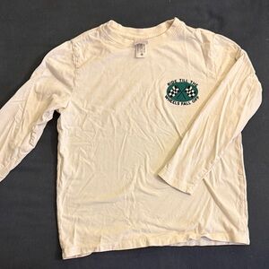 Hanna Andersson Cream Long Sleeve Tee with Graphic